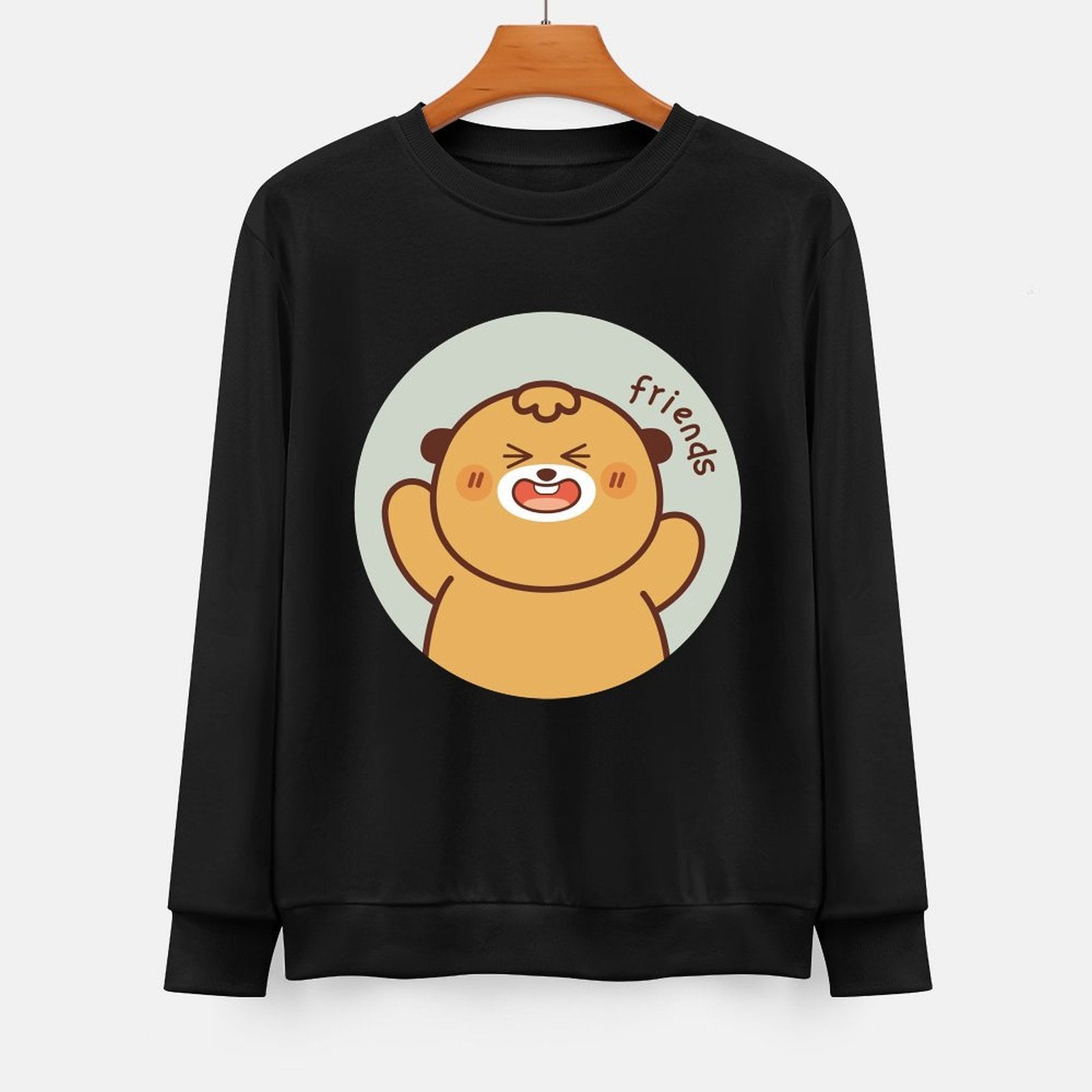 Front Patterned Long Sleeve TopPure Series